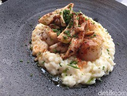 Seafood Risotto dan Ikan Toothfish Saus Mangga Bisa Dicicip di Cassis Kitchen