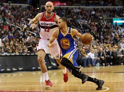Durant Cedera, Warriors Ditumbangkan Wizards