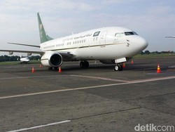 Tiba di Halim, Ini Pesawat Khusus Keluarga Kerajaan Saudi