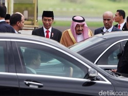 Rombongan Raja Salman Tiba di Istana Bogor