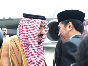 Momen Kebersamaan Jokowi dan Raja Salman di Istana Bogor