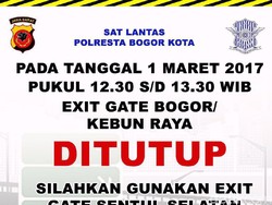 Lalin Sekitar Istana Bogor Ditutup Saat Raja Salman Melintas