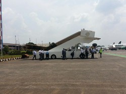 Ini Eskalator Pribadi Raja Salman yang Sudah Disiapkan di Halim