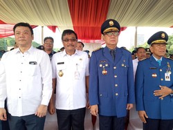 Djarot dan Mendagri Hadiri Upacara HUT ke-98 Pemadam Kebakaran