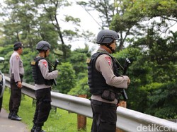 Potret Penjagaan Jalur Raja Salman dari Tol Hingga Istana Bogor