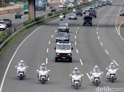 Panjangnya Iring-iringan Raja Salman yang Bergerak ke Istana Bogor