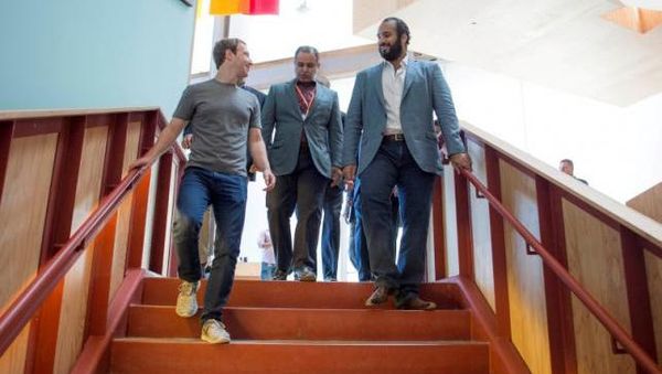 Keakraban Pangeran Arab dengan Zuckerberg