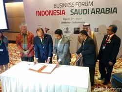 Raja Salman Datang, Pengusaha RI-Arab Saudi Tukar Info Peluang Usaha