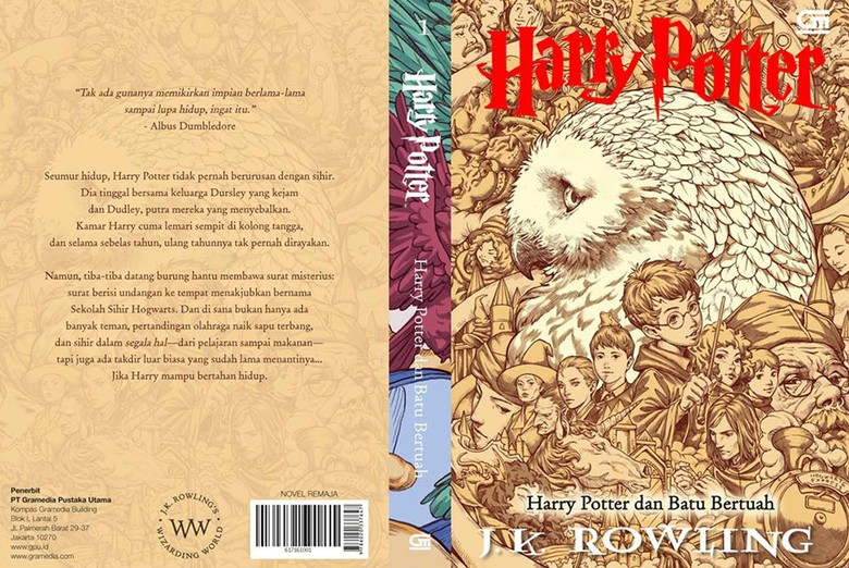  Sampul Buku Resmi Harry Potter Karya Ilustrator Indonesia 