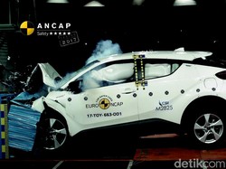 Diuji Tabrak, Toyota C-HR Dapat 5 Bintang