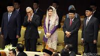 Menteri dan Petinggi Parpol Hadiri Pidato Raja Salman