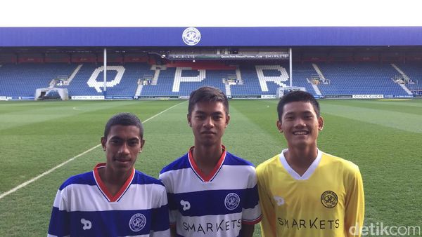Tiga Anak Indonesia Berlatih di Markas QPR