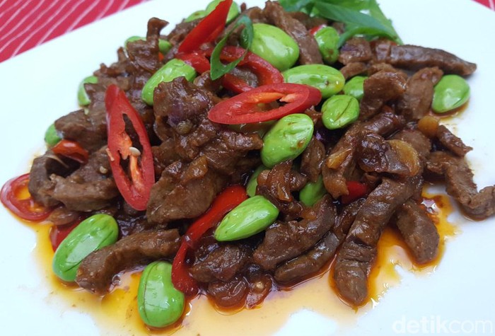 Menu Harian Ramadhan Ke-28: Nikmatnya Oseng Daging Pete Dan Krengsengan