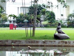 Kisah Patung Bugil Istana Bogor yang Ditutup Pohon Saat Raja Salman Datang