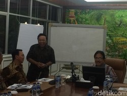 Ahok Bertemu Sofyan Djalil, Bahas Pembangunan Rusun Kemayoran