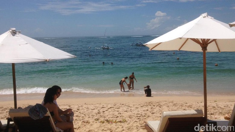 Suasana di Pantai Geger, Nusa Dua, Bali (Afif/detikTravel) Suasana di Pantai Geger, Nusa Dua, Bali (Afif/detikTravel)