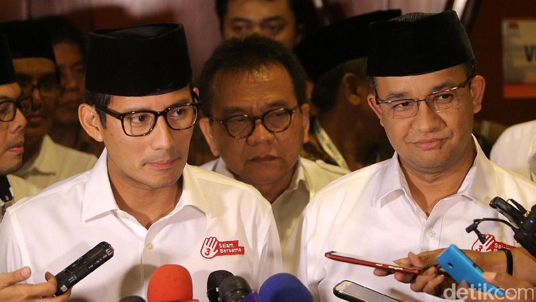 Unggul 1% dari Ahok-Djarot Lewat Survei SMRC, Begini Respon dari Kubu Anies-Sandi