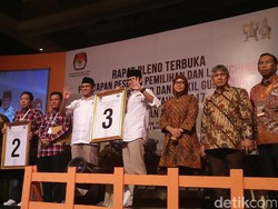KPU Tetapkan Ahok-Djarot dan Anies-Sandi Maju Putaran Dua Pilkada