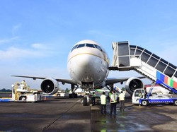 Pesawat Raja Salman Dijaga 15 Prajurit Paskhas di Lanud Ngurah Rai