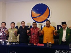 Kumpul di NasDem, Partai Pengusung Ahok Bahas Strategi Putaran Dua