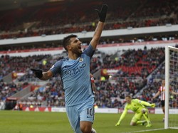 Pujian Guardiola untuk Aguero dan Sane