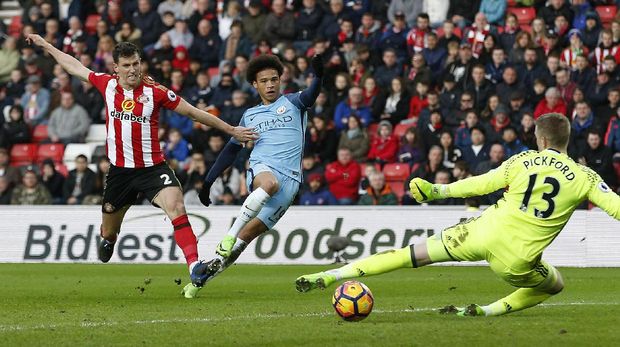Pujian Guardiola untuk Aguero dan Sane