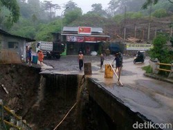 Jembatan di Boyolali Penghubung Solo-Candi Borobudur Ambrol