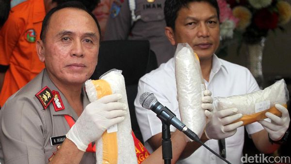 Kapolda Metro Gelar Barang Bukti Sabu Jaringan Taiwan