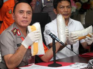 Kapolda Metro Gelar Barang Bukti Sabu Jaringan Taiwan