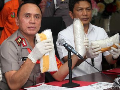 Kapolda Metro Gelar Barang Bukti Sabu Jaringan Taiwan