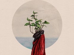 Lukisan Manusia-Tumbuhan Bambang Nurdiansyah Kerap Jadi Sampul Buku