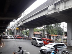 Penampakan Perlintasan TB Simatupang yang akan Ditutup