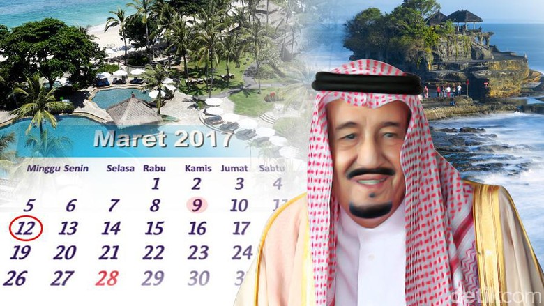 Foto: Ilustrasi Raja Salman liburan di Bali (Mindra Purnomo/detikcom) Foto: Ilustrasi Raja Salman liburan di Bali (Mindra Purnomo/detikcom)
