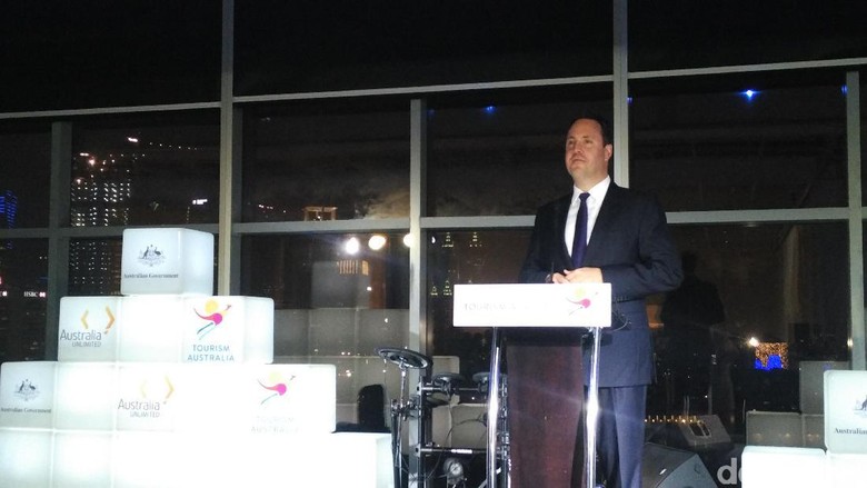 Steven Ciobo, Menteri Perdagangan, Pariwisata dan Investasi Australia (Wahyu/detikTravel) Steven Ciobo, Menteri Perdagangan, Pariwisata dan Investasi Australia (Wahyu/detikTravel)