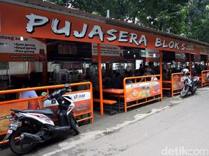 5 Pedagang Kena Corona, Pujasera di Blok S Jaksel Ditutup Sementara