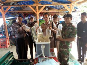 Ditpolair Polda Jabar Tangkap Pelaku Ilegal Fishing di Sukabumi