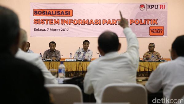 KPU Paparkan Sistem Informasi Parpol