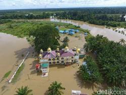 5 Desa di Rohul Riau Banjir, Sejumlah Sekolah Diliburkan