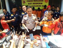 Serang Warga, 4 Anggota Geng Motor Diamankan Polres Sukabumi