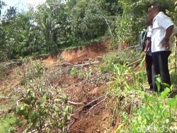 Sebagian Pengungsi Tanah Gerak di Trenggalek Dipulangkan