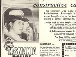 Polisi Tasmania Rayakan 100 Tahun Hadirnya Polwan
