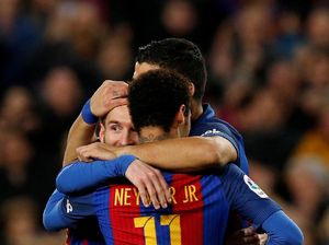 Chiellini Sebut Trio MSN seperti Hiu-Hiu