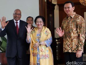 Ahok Temani Megawati Bertemu Presiden Afrika Selatan