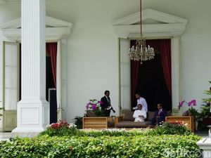Upacara Kenegaraan Sambut Presiden Sri Lanka di Istana Merdeka