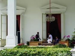 Upacara Kenegaraan Sambut Presiden Sri Lanka di Istana Merdeka