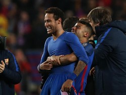 Aksi Menit-Menit Akhir Neymar