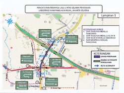Ada Proyek Underpass Mampang-Kuningan, Kendaraan Bisa Lewat Sini