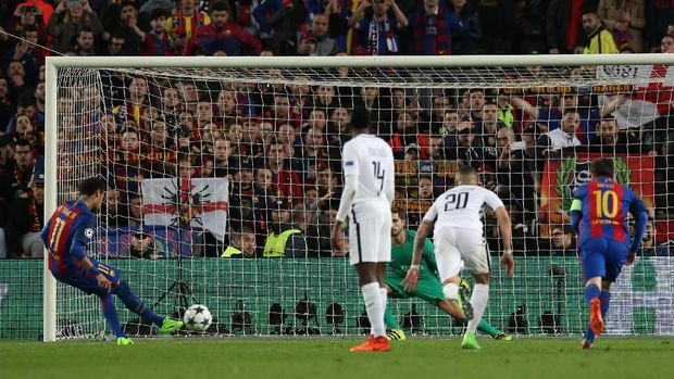 Aksi Menit-Menit Akhir Neymar