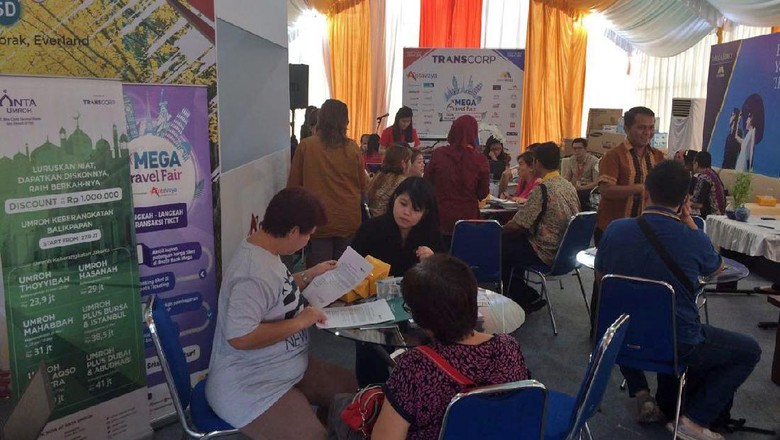 Suasana Mega Travel Fair di Balikpapan (istimewa)