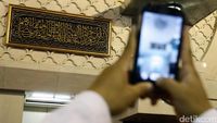 Potongan Kiswah dari Raja Salman Dipajang di Istiqlal